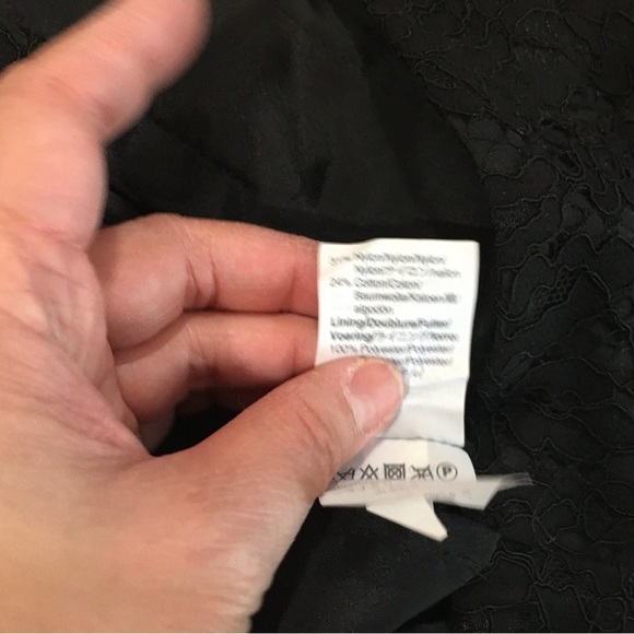 J.Crew Women’s 10T Lace Pull On Pants High Rise  Straight Leg Ankle Black #F9523 - Picture 6 of 9